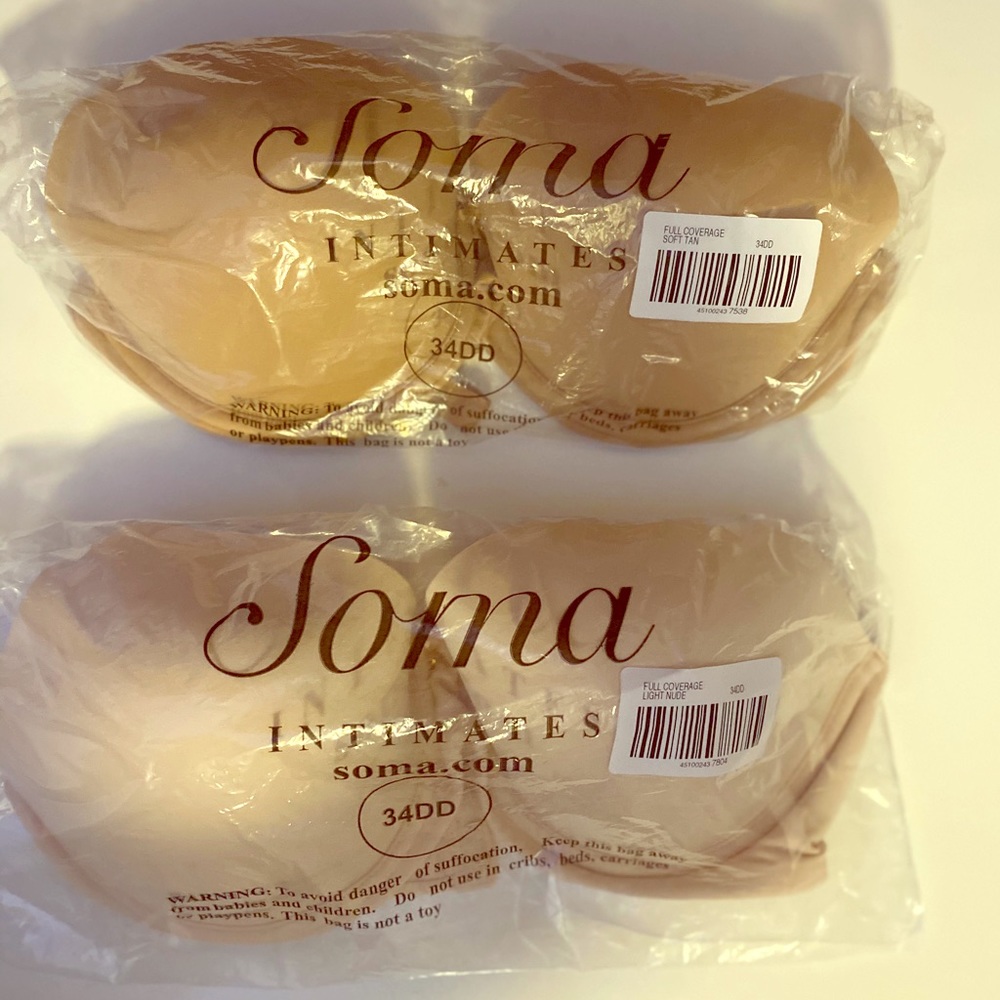 Soma 34DD tan/ nude